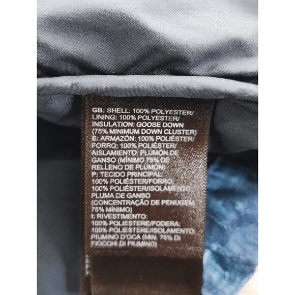 The North Face 700 Women's Blue Goose Down Full Zip Up Puffer Vest Size M - Picture 9 of 12